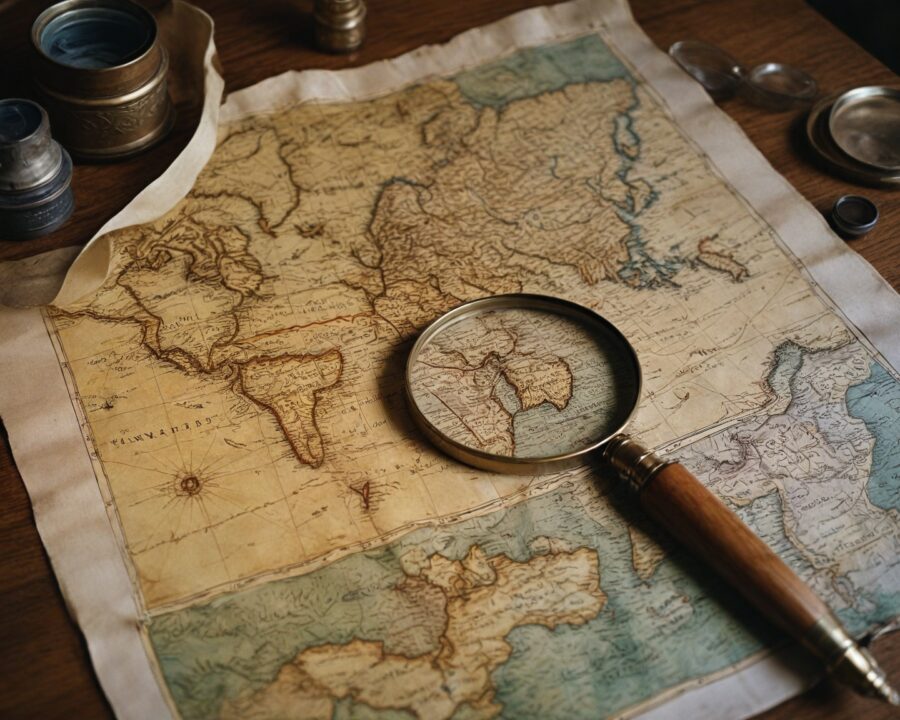A fascinante história e utilidade dos mapas antigos