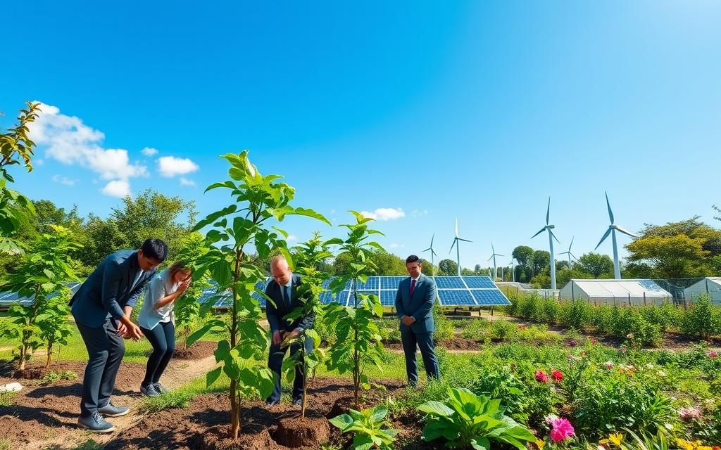 práticas sustentáveis e cuidados com a natureza